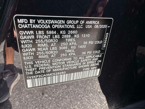Used 2021 Volkswagen Atlas SE w/ Panoramic Sunroof Package AWD/4WD image 38