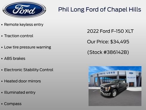 Certified 2022 Ford F150 XLT w/ Trailer Tow Package AWD/4WD image 35