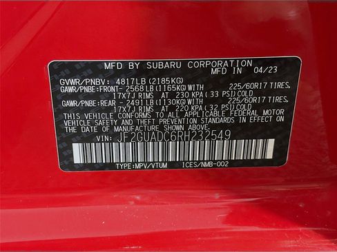 Used 2024 Subaru Crosstrek 2.0i Premium AWD/4WD image 37