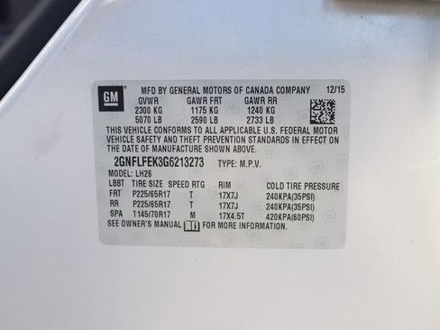 Used 2016 Chevrolet Equinox LT w/ Convenience Package image 33