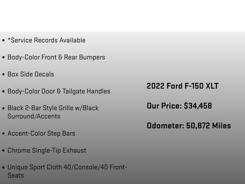 Used 2022 Ford F150 XLT w/ Equipment Group 302A High image 18