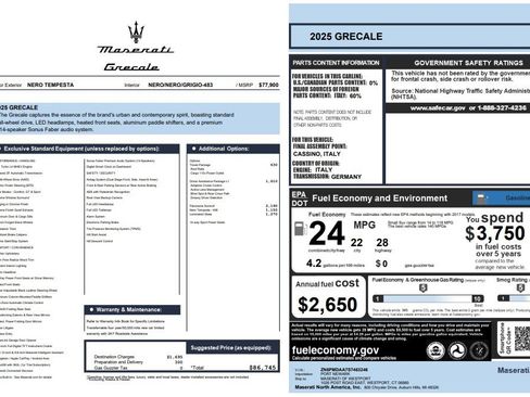 New 2025 Maserati Grecale GT image 25