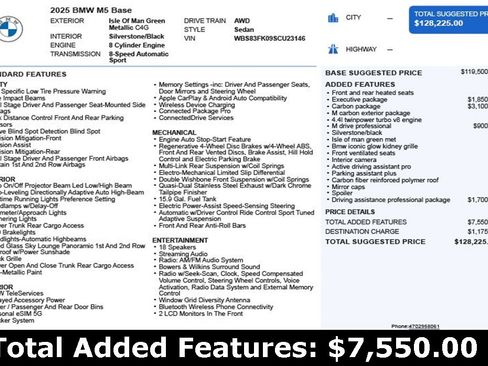 Used 2025 BMW M5 Base w/ Carbon Package image 3