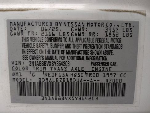 Used 2025 Nissan Sentra S FWD image 33