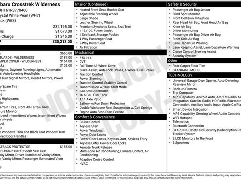 Used 2024 Subaru Crosstrek 2.5i Wilderness AWD/4WD image 1