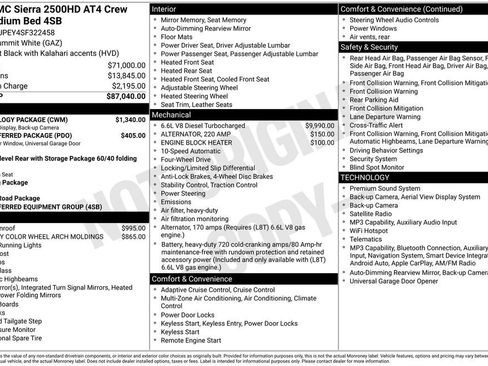 Used 2025 GMC Sierra 2500 AT4 w/ Technology Package AWD/4WD image 52