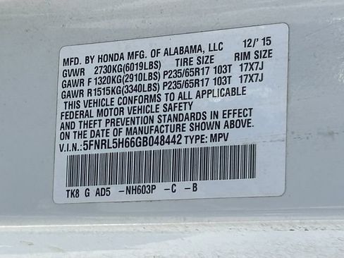 Used 2016 Honda Odyssey EX-L image 44