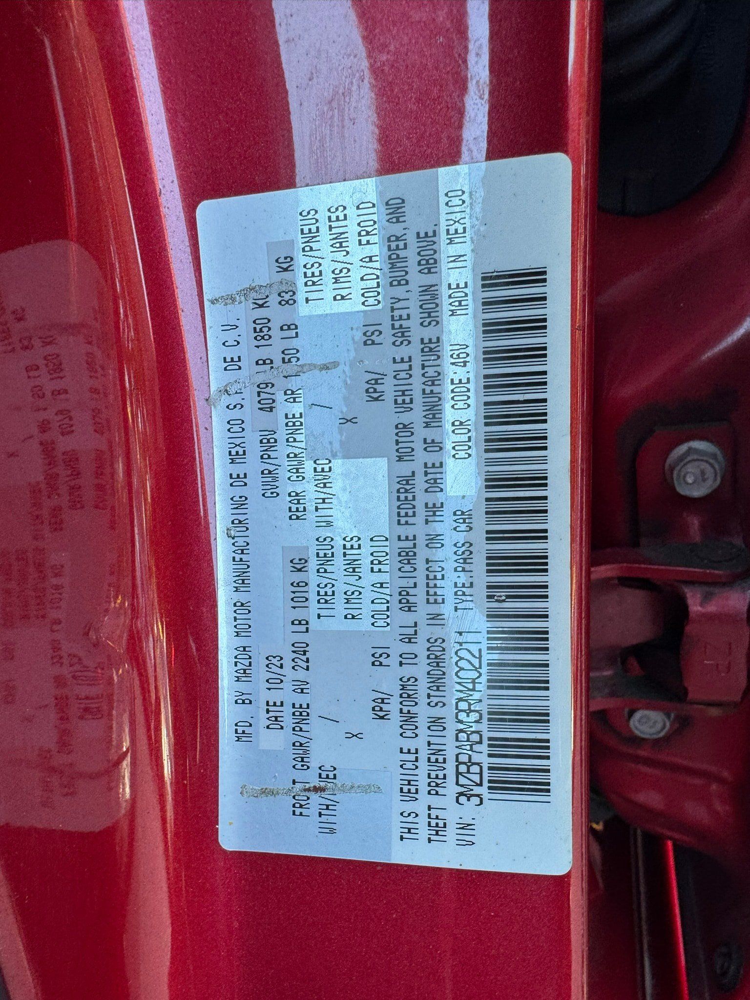 Used 2024 MAZDA MAZDA3 s FWD image 23