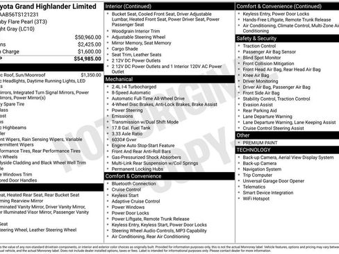 Used 2026 Toyota Grand Highlander AWD image 7