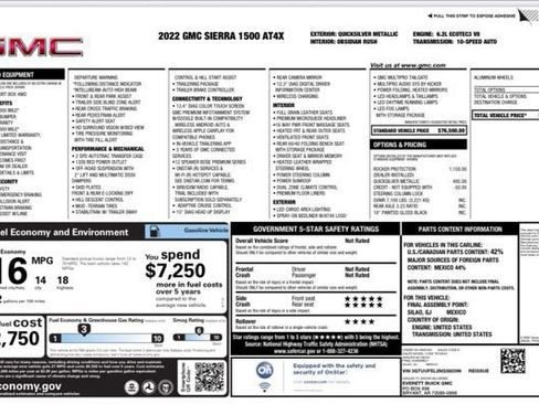 Used 2022 GMC Sierra 1500 AT4X image 28