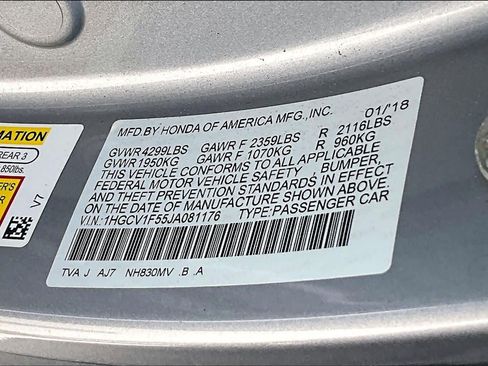 Used 2018 Honda Accord EX-L image 34
