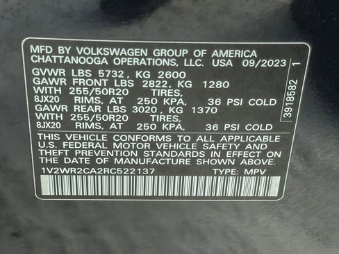 Used 2024 Volkswagen Atlas SE image 26