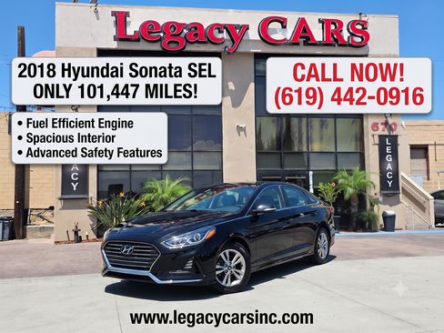 Used 2018 Hyundai Sonata SEL FWD image 2