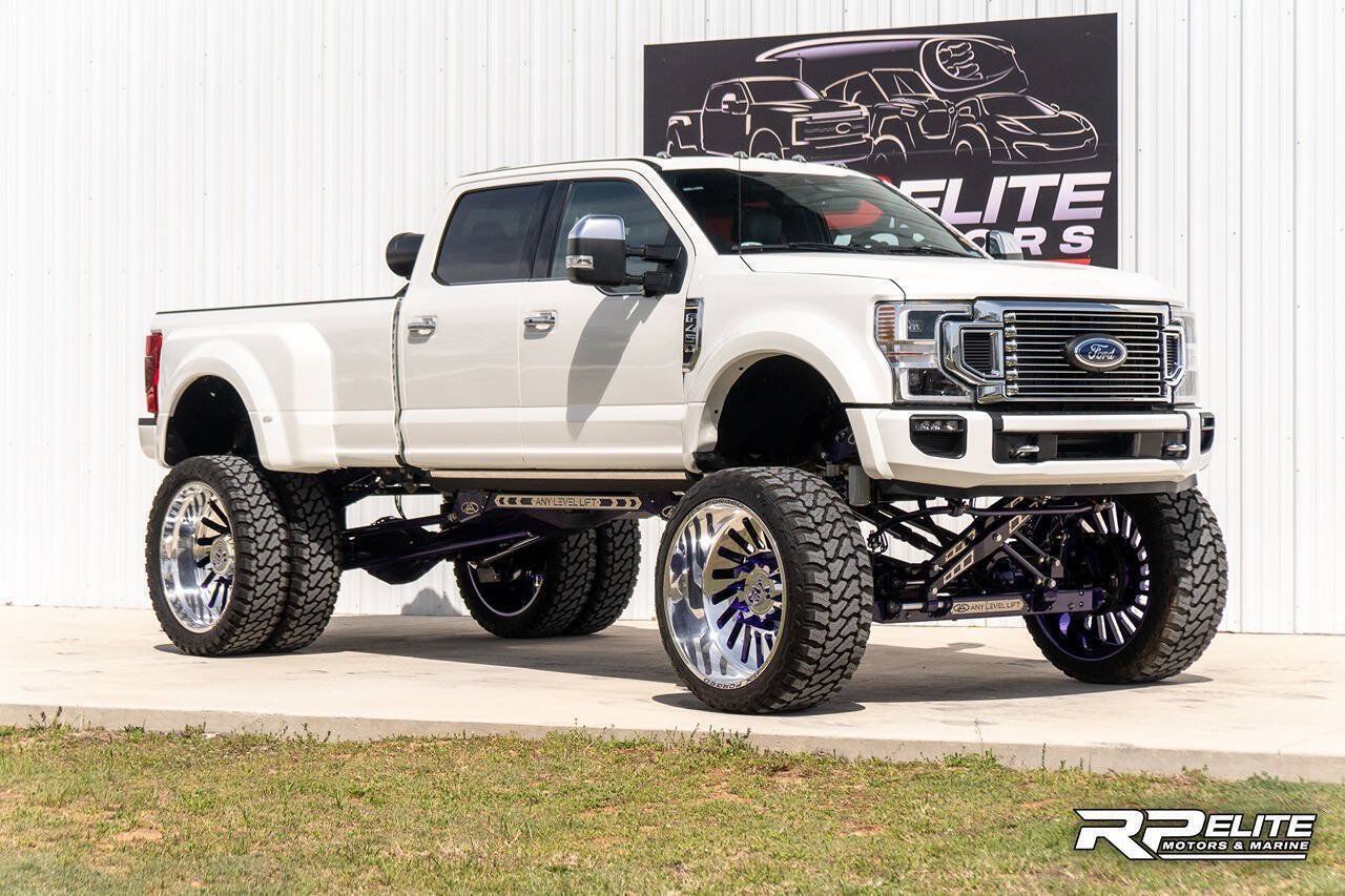 Used 2021 Ford F450 Platinum w/ FX4 Off-Road Package AWD/4WD image 3