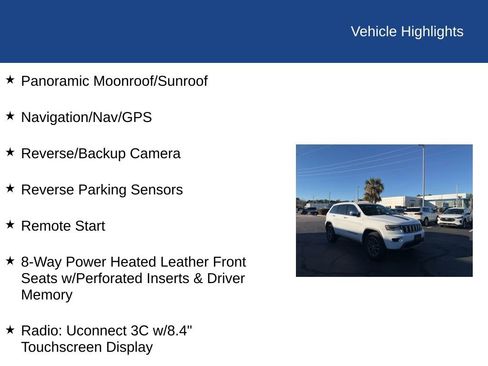 Used 2017 Jeep Grand Cherokee Limited w/ Luxury Group II image 6