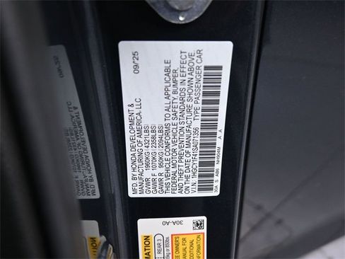 New 2025 Honda Accord SE image 3