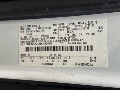 Used 2021 Ford Transit 350 XLT image 20