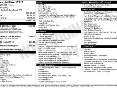 Used 2024 Chevrolet Blazer LT w/ Convenience Package FWD image 6