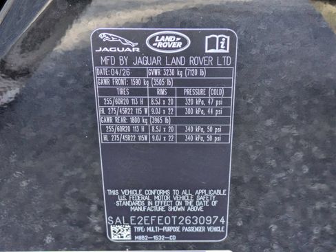 New 2026 Land Rover Defender 110 X-Dynamic SE AWD/4WD image 31