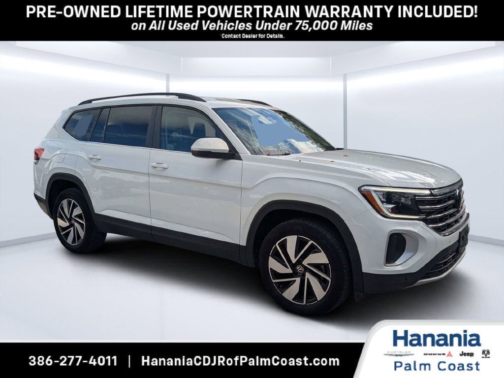 Used 2025 Volkswagen Atlas SE AWD/4WD image 1