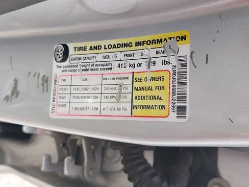 Used 2011 Lincoln MKX AWD w/ 102A Rapid Spec Order Code image 36