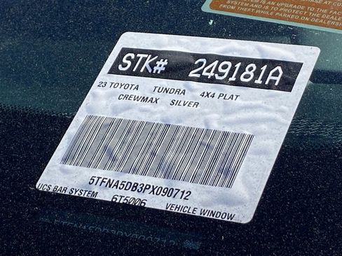 Used 2023 Toyota Tundra Platinum image 35