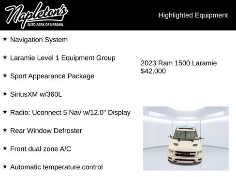 Used 2023 RAM 1500 Laramie AWD/4WD image 4
