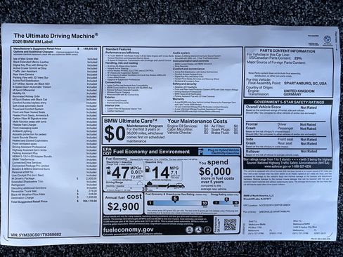 New 2026 BMW XM Label Red AWD/4WD image 36