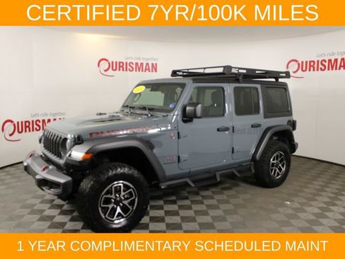 Used 2024 Jeep Wrangler Unlimited Rubicon w/ Technology Group AWD/4WD image 3