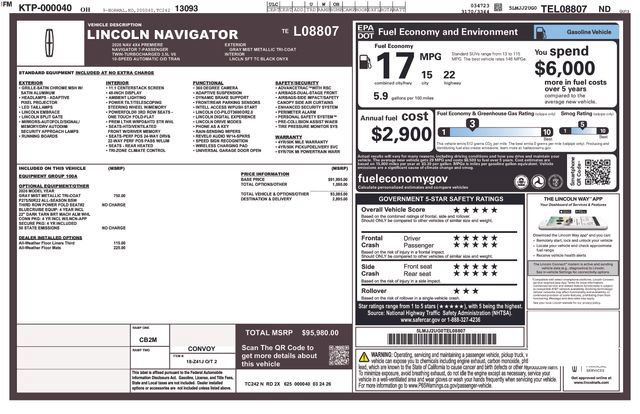 New 2026 Lincoln Navigator Premiere AWD/4WD image 62