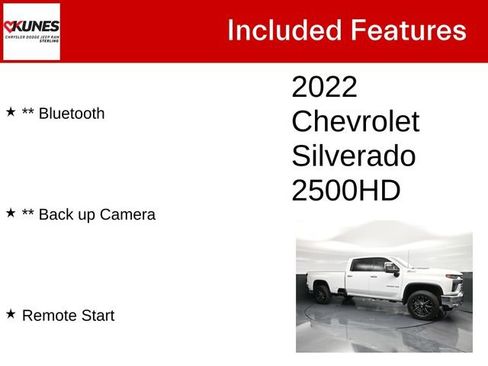 Used 2022 Chevrolet Silverado 2500 LTZ w/ LTZ Premium Package AWD/4WD image 5