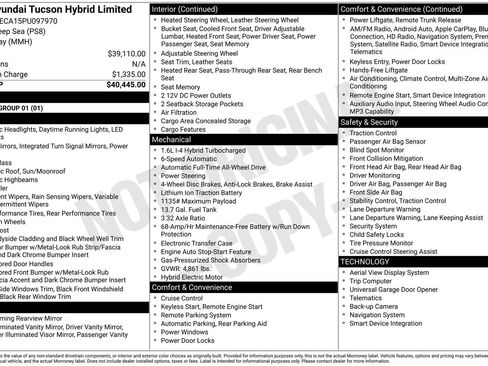 Certified 2023 Hyundai Tucson Limited AWD/4WD image 28