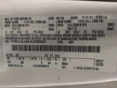 Used 2018 Ford Escape Titanium FWD image 33