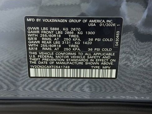 New 2026 Volkswagen Atlas Peak Edition AWD/4WD image 36