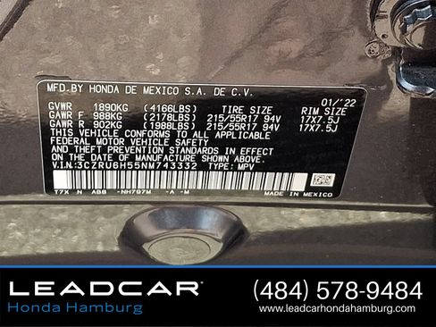 Used 2022 Honda HR-V EX image 27