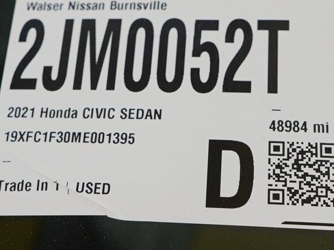 Used 2021 Honda Civic EX image 29