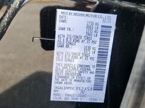 Certified 2025 INFINITI QX60 Luxe w/ Cargo Package image 29