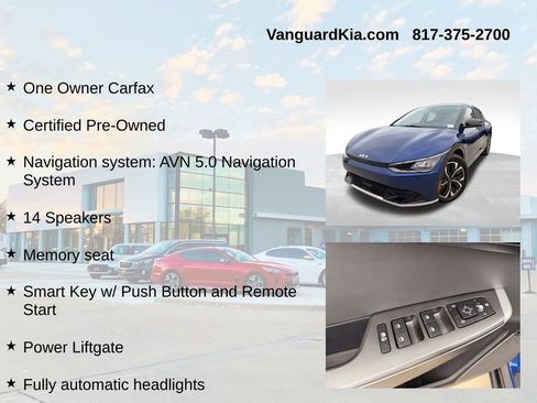 Certified 2023 Kia EV6 Wind image 6