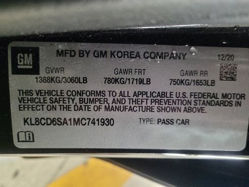 Used 2021 Chevrolet Spark LT image 33