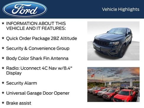 Used 2020 Jeep Grand Cherokee Altitude AWD/4WD image 4