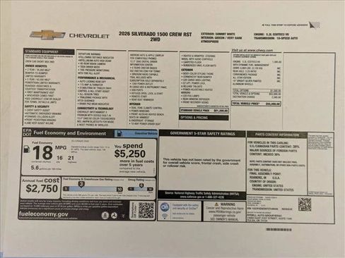 Used 2026 Chevrolet Silverado 1500 RST image 27