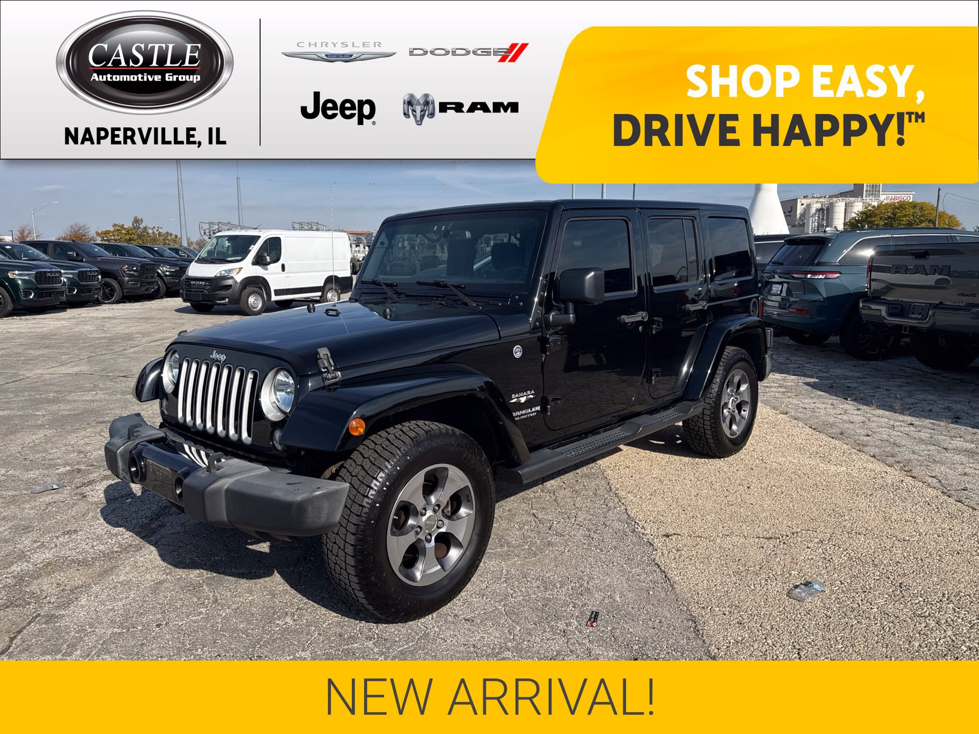 Used 2016 Jeep Wrangler Unlimited Sahara w/ Connectivity Group AWD/4WD image 1