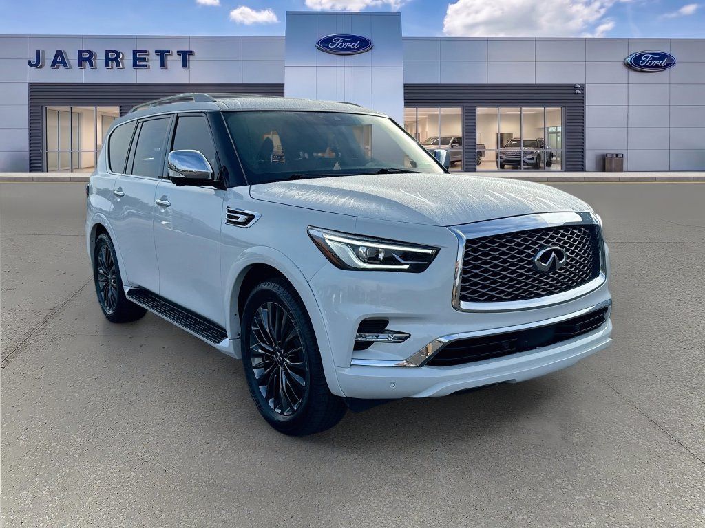Used 2022 INFINITI QX80 Sensory w/ All-Season Package RWD image 1