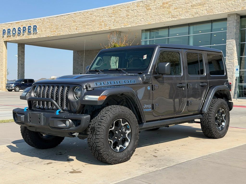 Used 2022 Jeep Wrangler Unlimited Rubicon 4xe w/ Steel Bumper Group AWD/4WD image 6