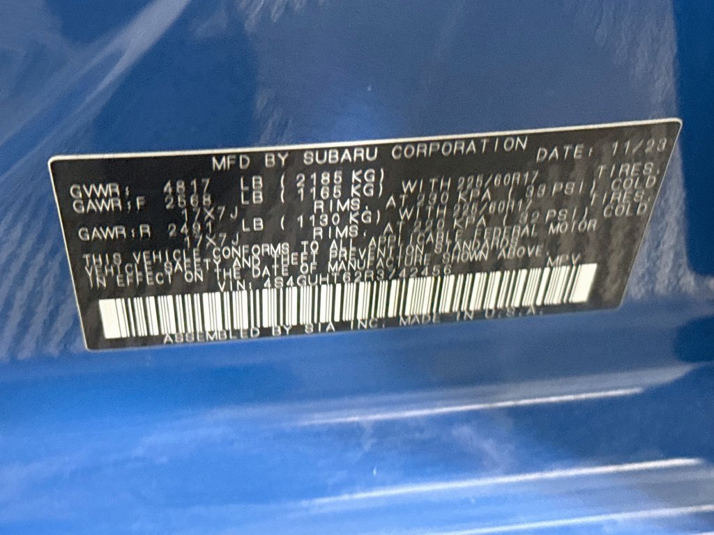 Certified 2024 Subaru Crosstrek 2.5i Wilderness w/ Crosstrek Mirror Package AWD/4WD image 34