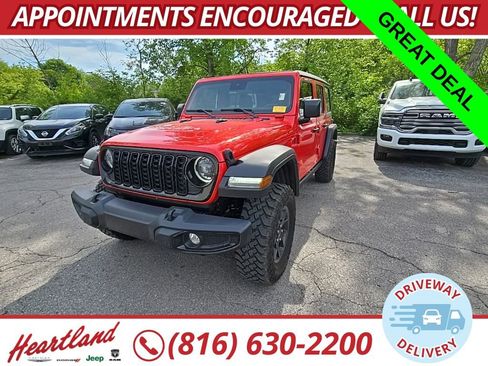 Used 2024 Jeep Wrangler Unlimited Sport AWD/4WD image 1