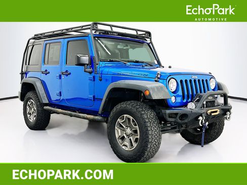 Used 2015 Jeep Wrangler Unlimited Rubicon w/ Connectivity Group AWD/4WD image 1