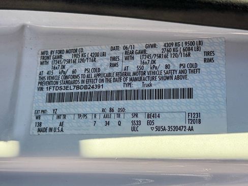 Used 2011 Ford E-350 and Econoline 350 Extended Super Duty w/ PWR Group image 17