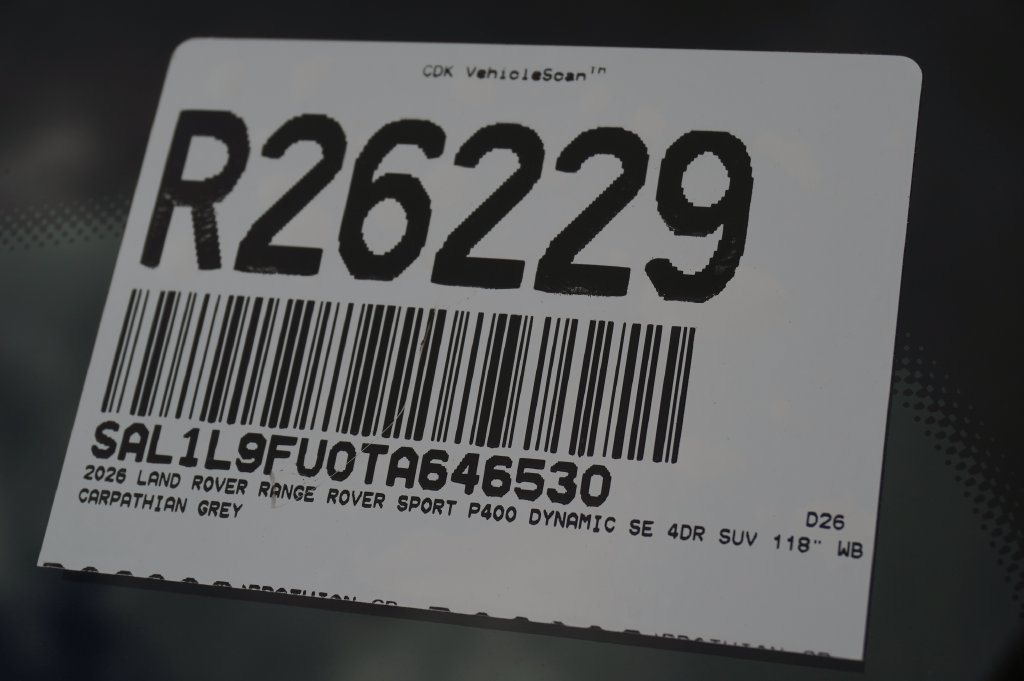 Used 2026 Land Rover Range Rover Sport Dynamic SE AWD/4WD image 36