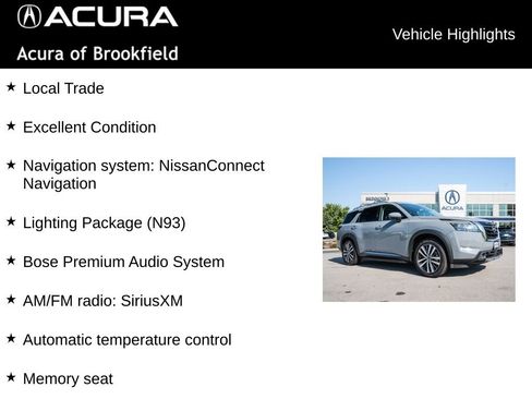 Used 2022 Nissan Pathfinder Platinum w/ Lighting Package (N93) image 4